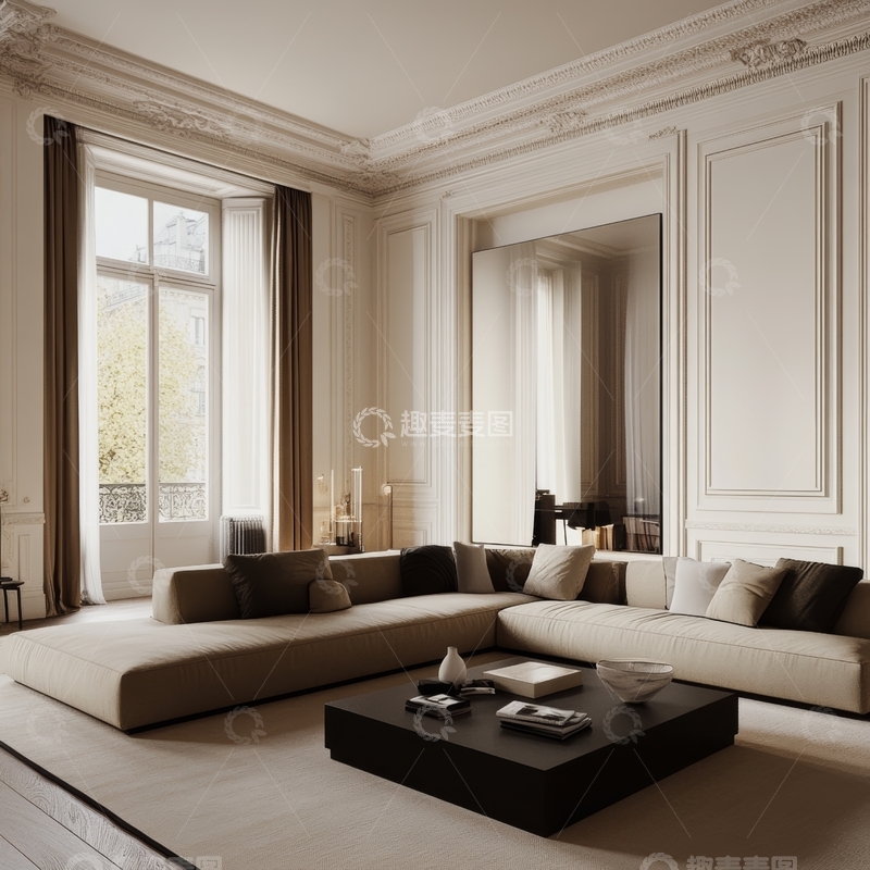 高清大图下载【趣麦麦图】现代简约客厅设计