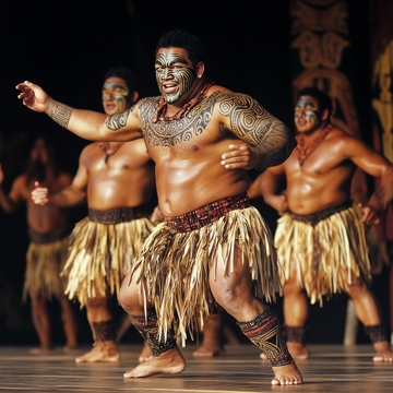 传统部落舞蹈表演