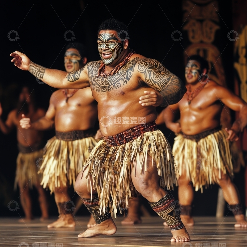 高清大图下载【趣麦麦图】传统部落舞蹈表演