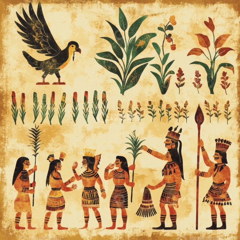 高清大图下载【趣麦麦图】-古代人物祭祀场景