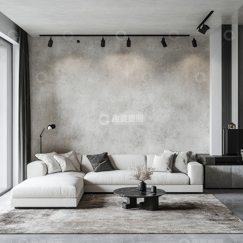 高清大图下载【趣麦麦图】现代简约客厅设计