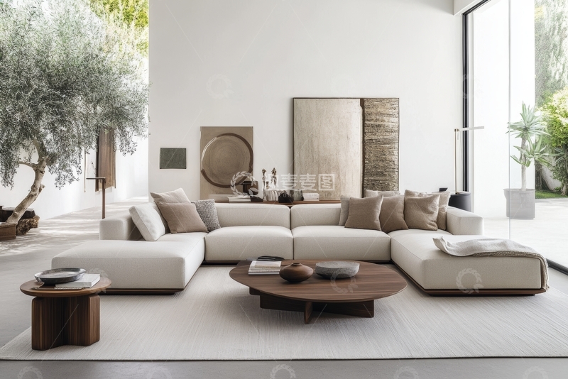 高清大图下载【趣麦麦图】现代简约客厅设计