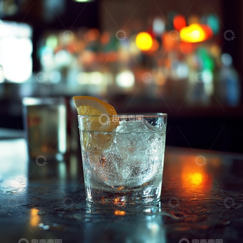 高清大图下载【趣麦麦图】冰镇饮料配柠檬片