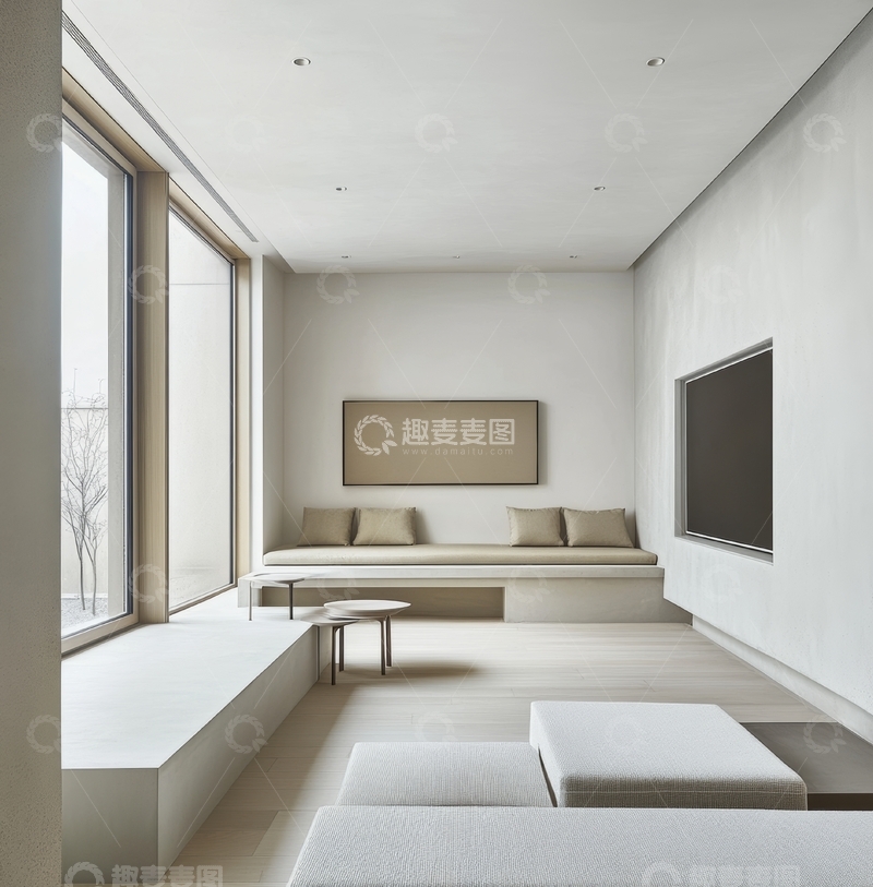 高清大图下载【趣麦麦图】现代简约客厅设计