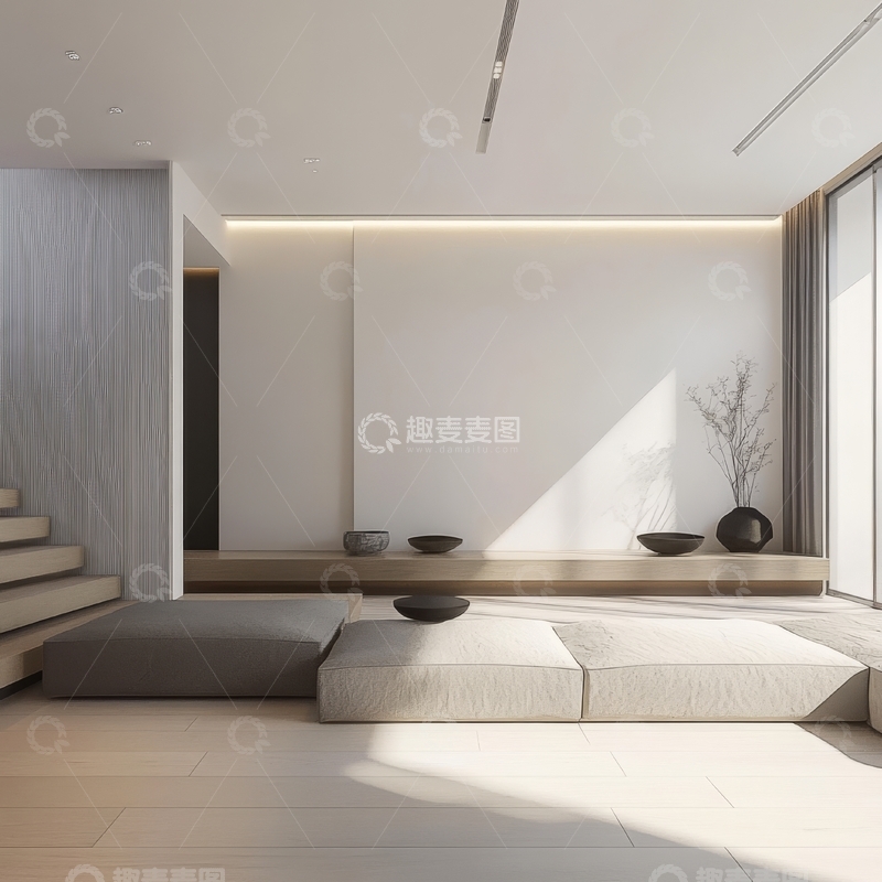 高清大图下载【趣麦麦图】现代简约室内设计客厅