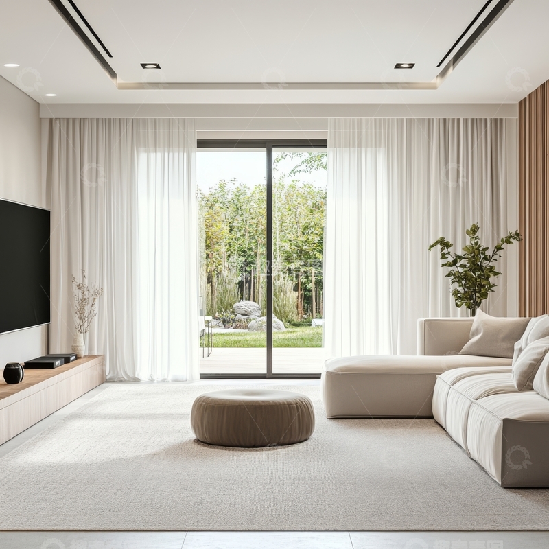 高清大图下载【趣麦麦图】现代简约客厅设计