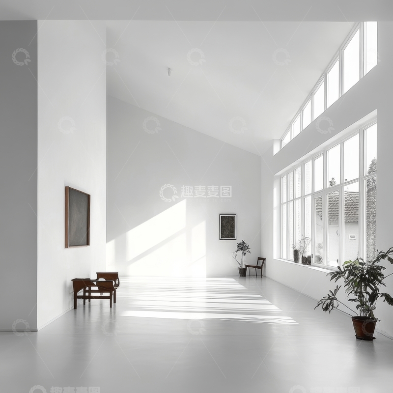 高清大图下载【趣麦麦图】明亮宽敞的室内空间