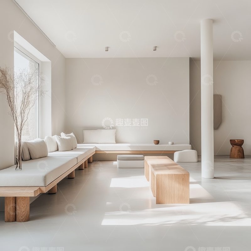 高清大图下载【趣麦麦图】简约现代客厅设计