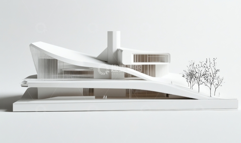 高清大图下载【趣麦麦图】现代建筑模型展示