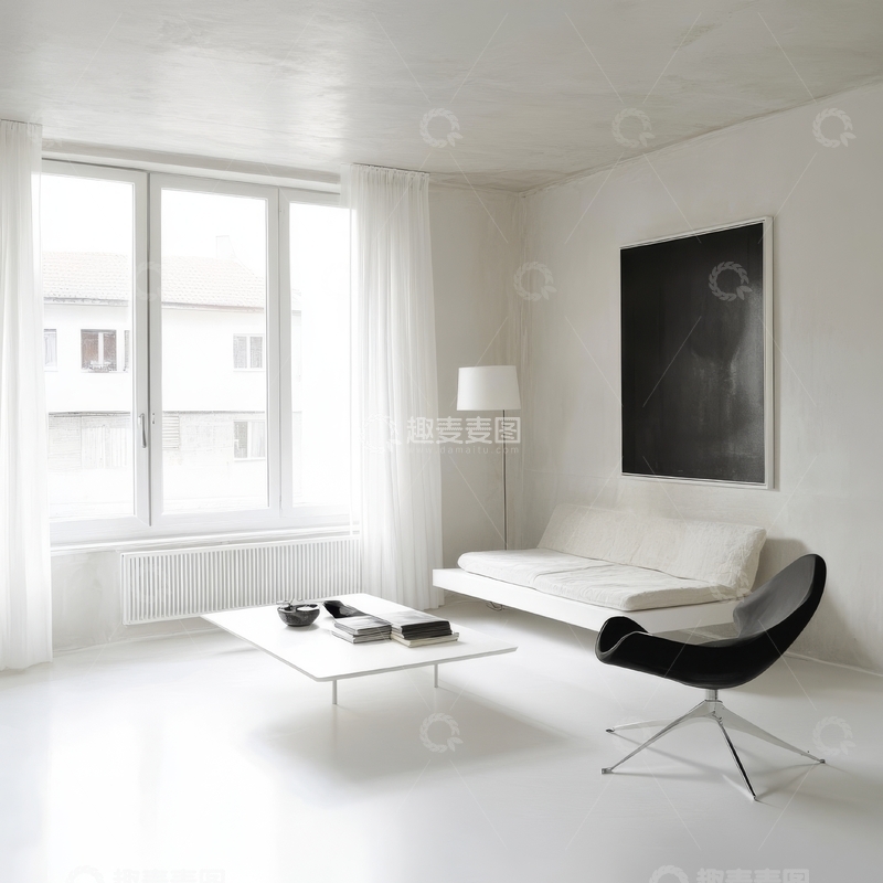 高清大图下载【趣麦麦图】简约现代客厅设计
