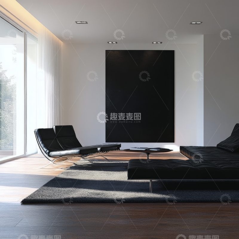 高清大图下载【趣麦麦图】现代简约客厅设计