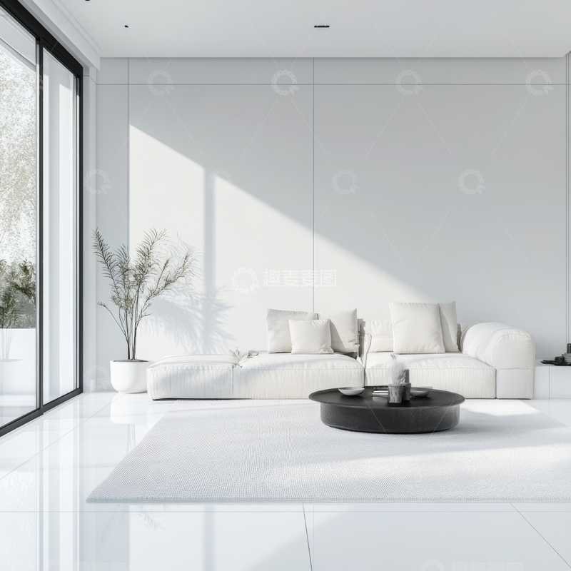 高清大图下载【趣麦麦图】现代简约客厅设计