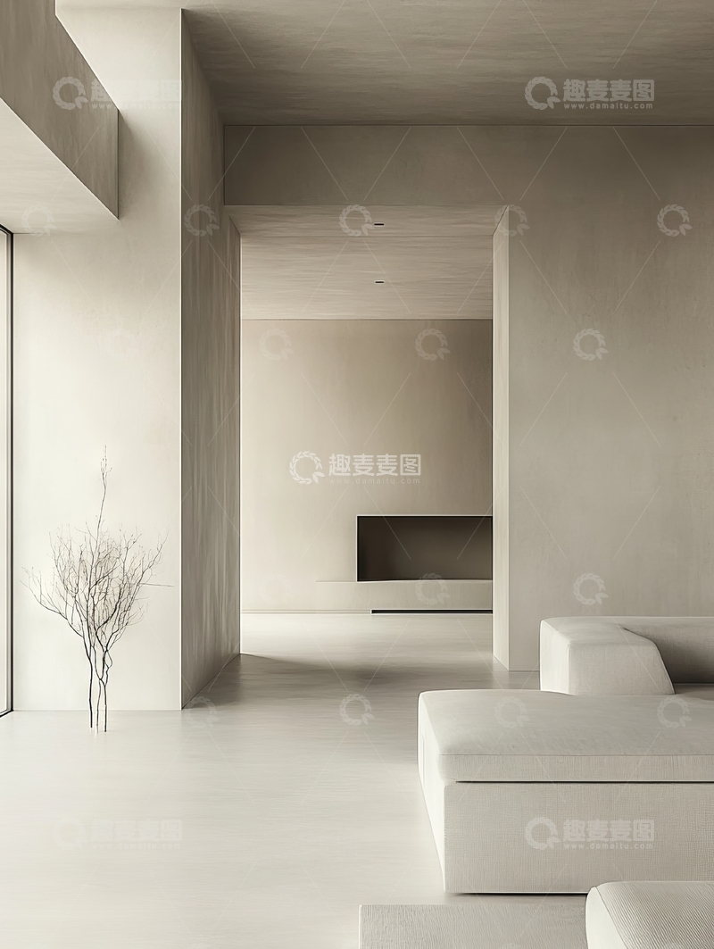 高清大图下载【趣麦麦图】简约现代客厅设计