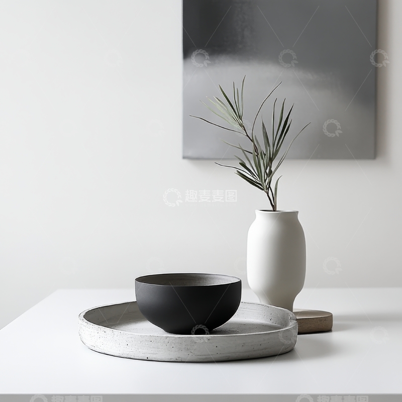 高清大图下载【趣麦麦图】简约风格的室内装饰摆设