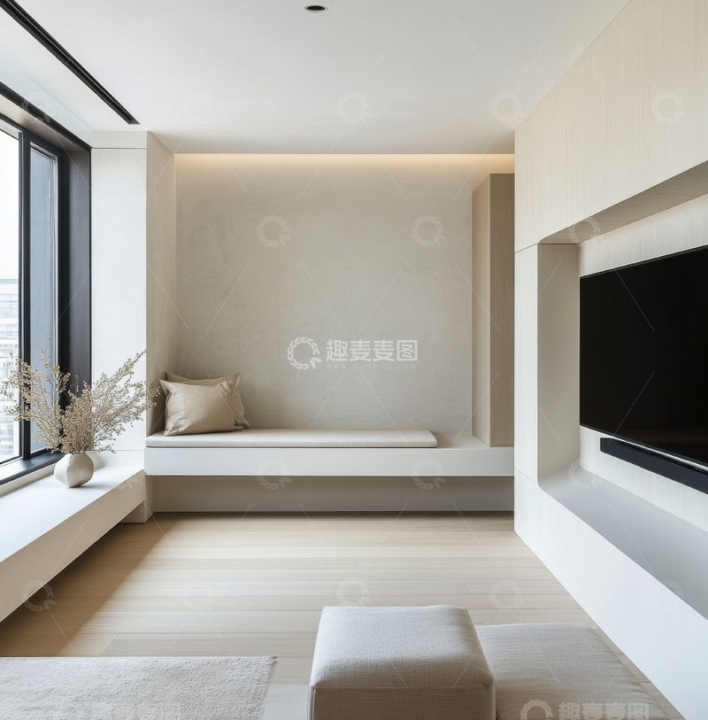 高清大图下载【趣麦麦图】现代简约客厅设计