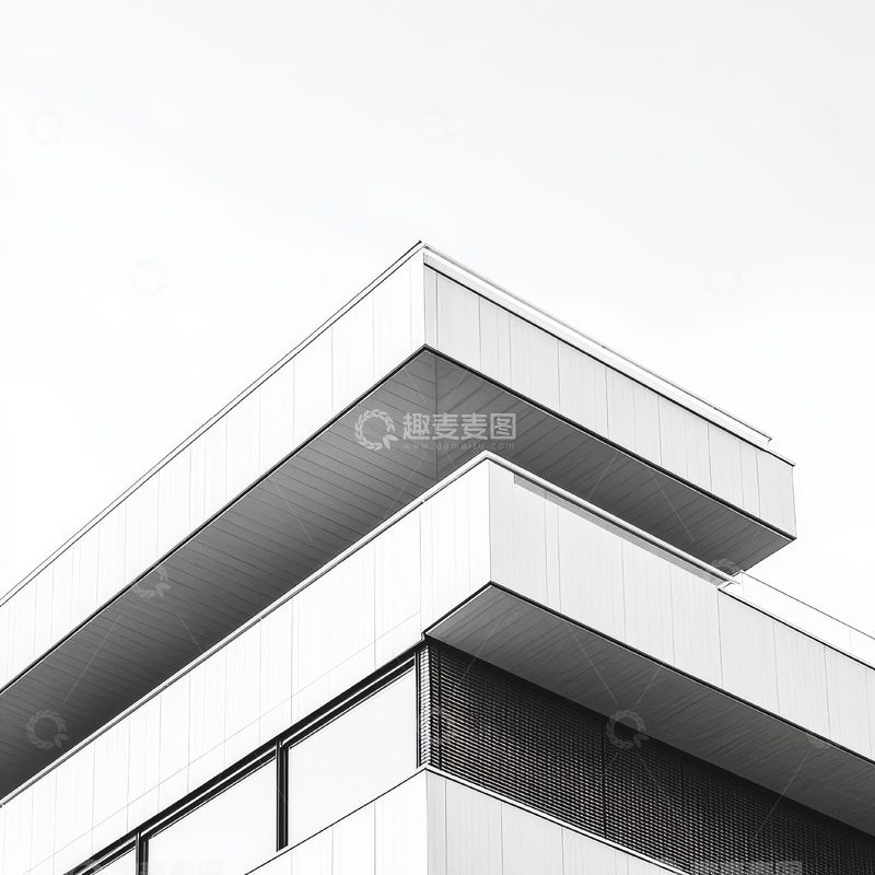 高清大图下载【趣麦麦图】现代建筑的几何线条