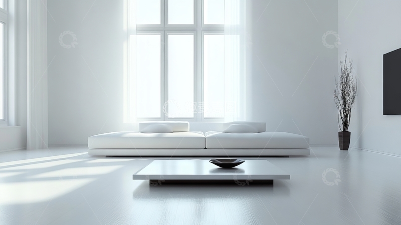 高清大图下载【趣麦麦图】简约现代客厅设计