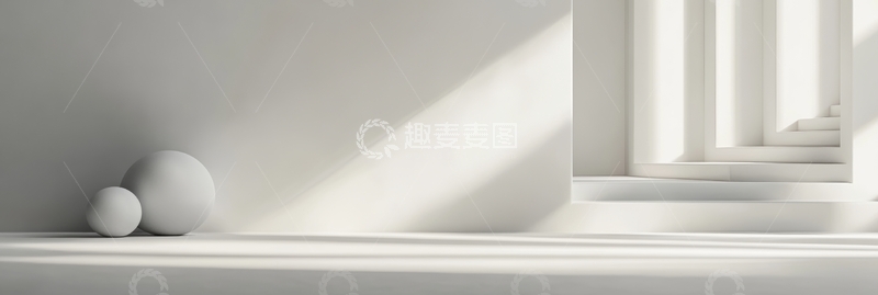 高清大图下载【趣麦麦图】光影交错的室内静物场景