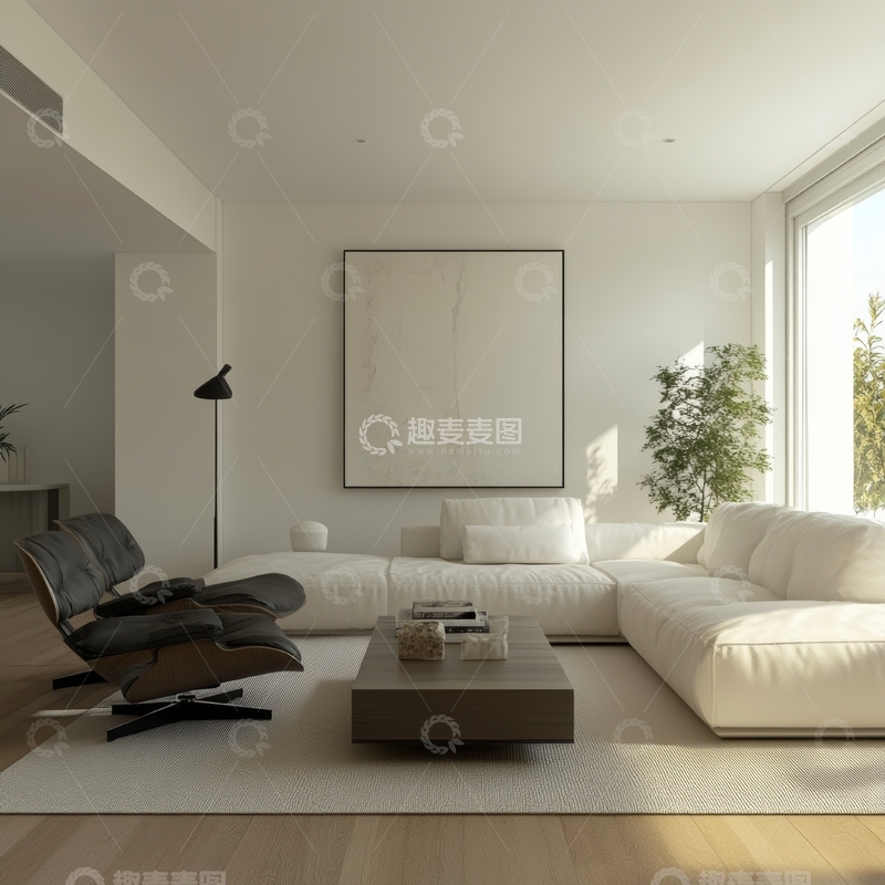 高清大图下载【趣麦麦图】现代简约客厅设计