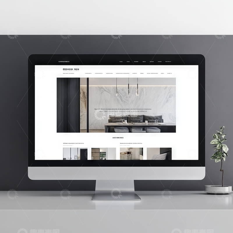 高清大图下载【趣麦麦图】简约风格网页设计展示