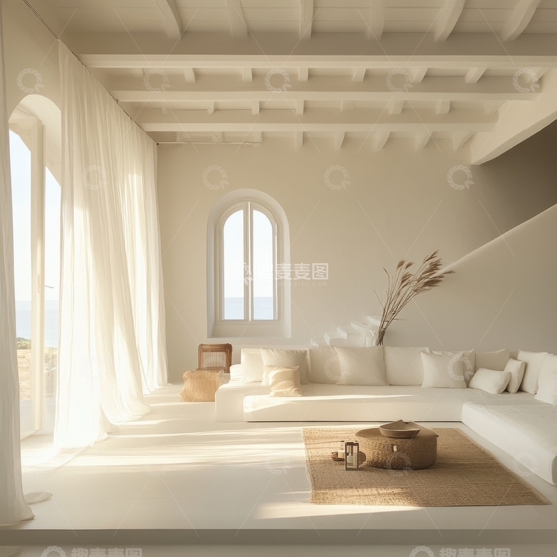 高清大图下载【趣麦麦图】明亮简约的室内客厅设计