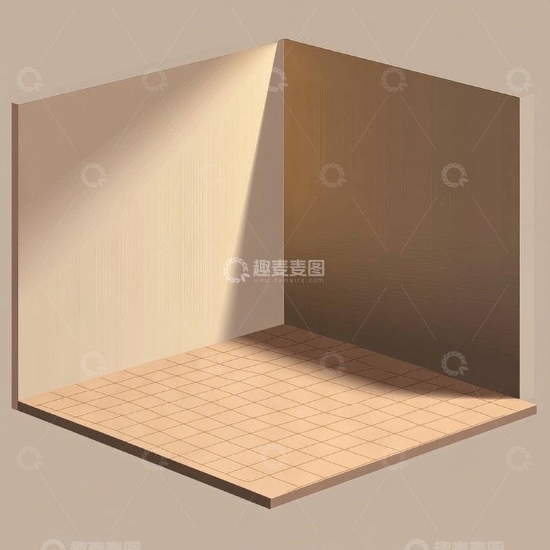 高清大图下载【趣麦麦图】简约室内角落光影效果
