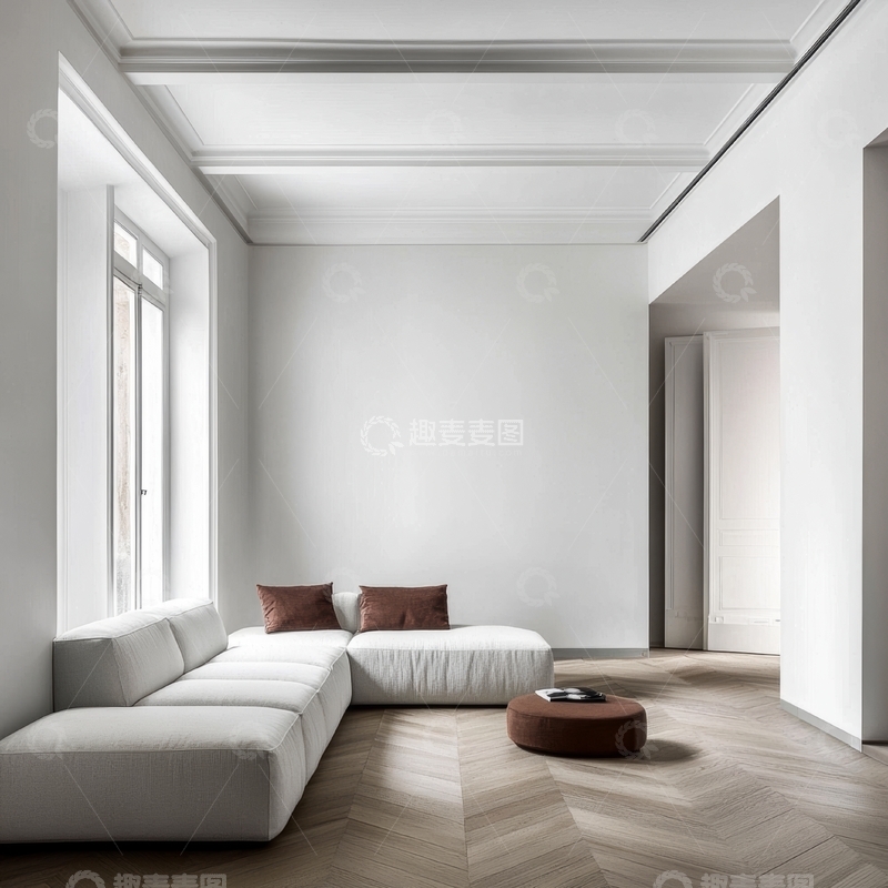 高清大图下载【趣麦麦图】简约现代客厅设计