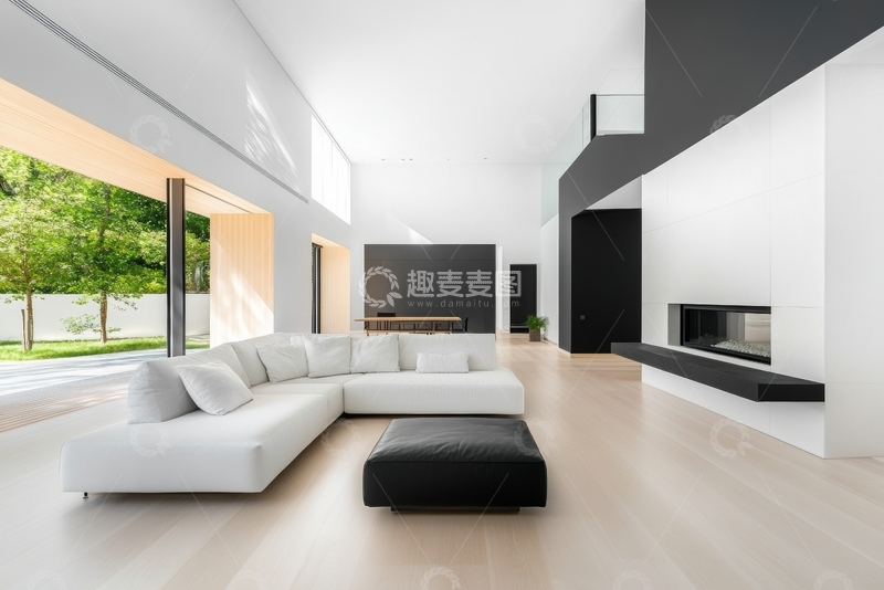 高清大图下载【趣麦麦图】现代简约客厅设计