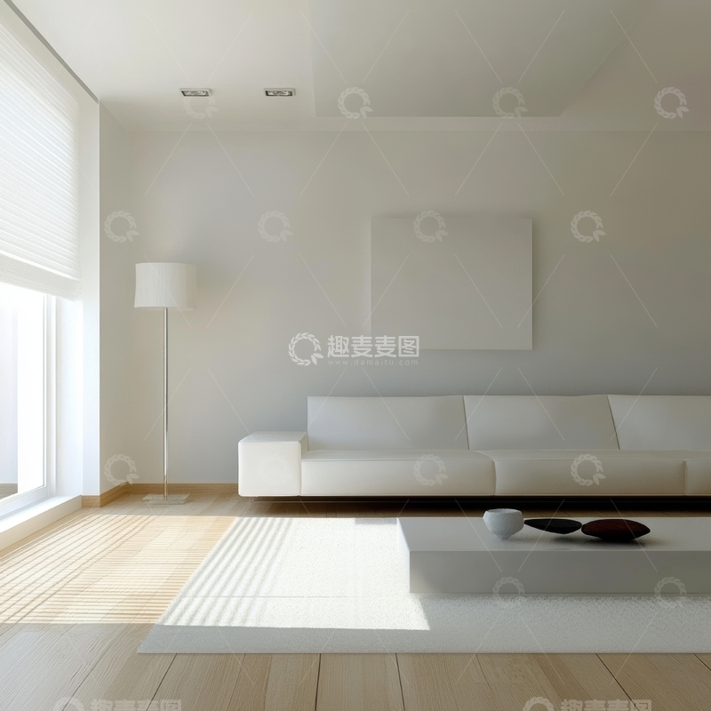 高清大图下载【趣麦麦图】简约现代客厅设计