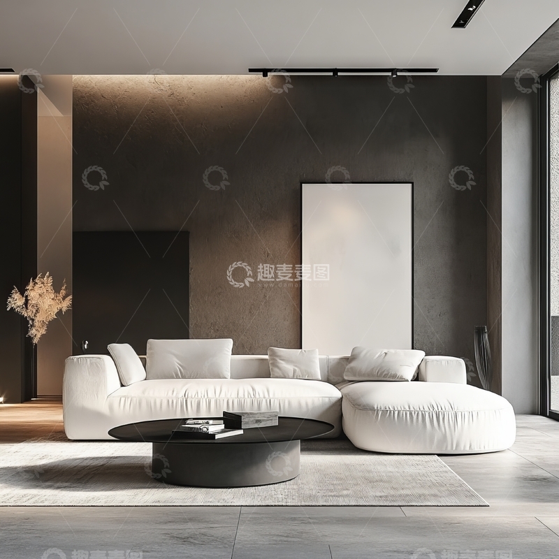 高清大图下载【趣麦麦图】现代简约客厅设计