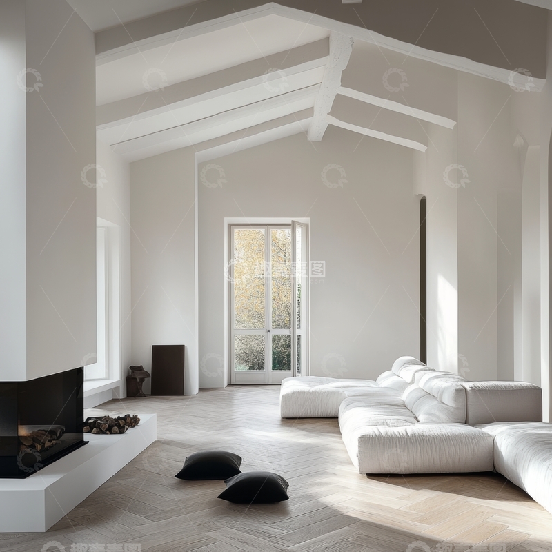 高清大图下载【趣麦麦图】现代简约客厅设计