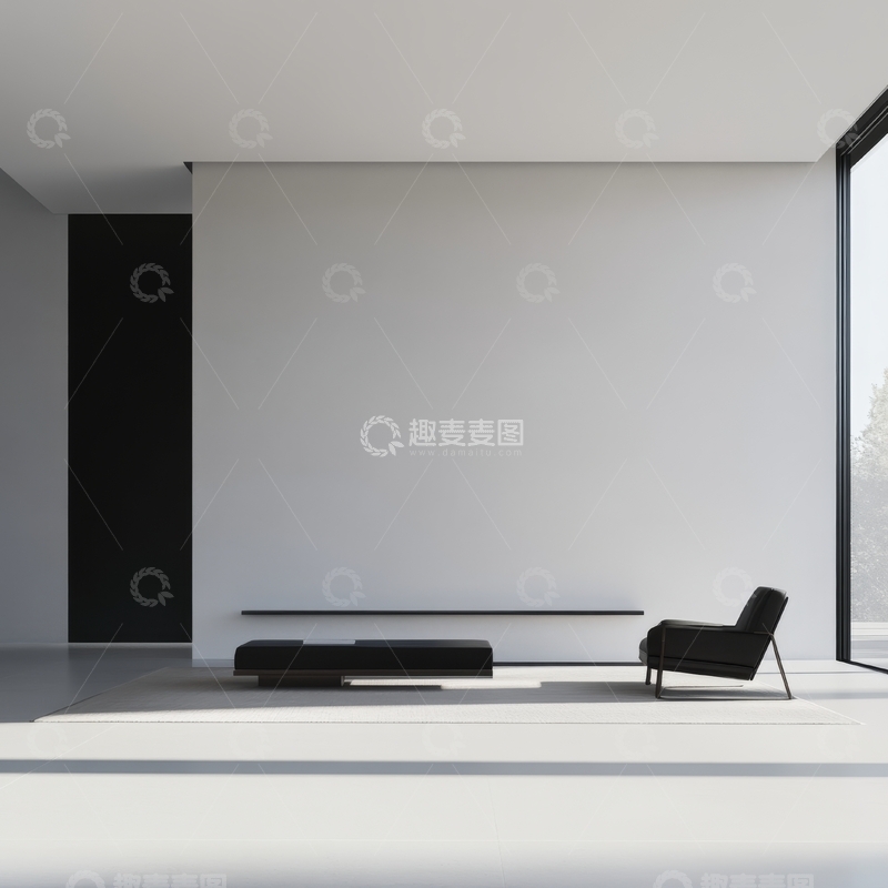 高清大图下载【趣麦麦图】现代简约客厅设计
