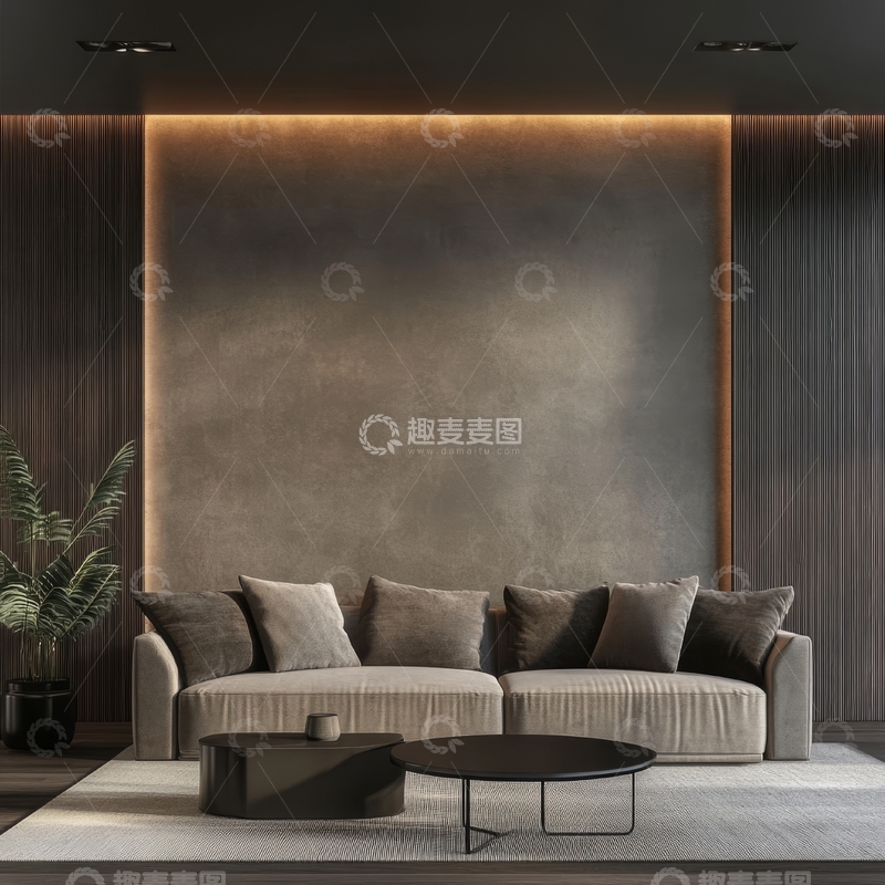 高清大图下载【趣麦麦图】现代简约客厅设计