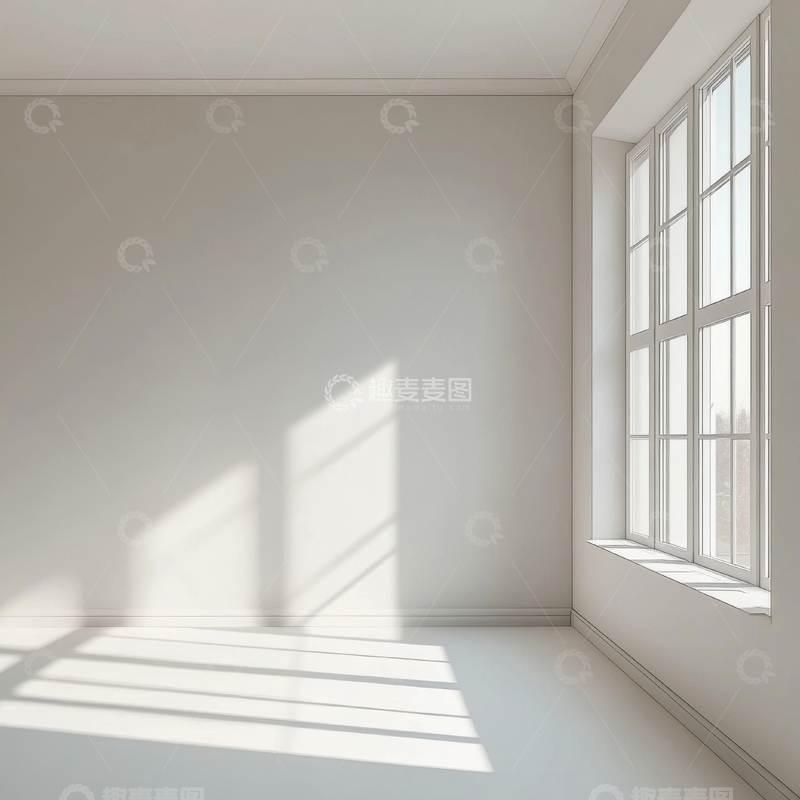 高清大图下载【趣麦麦图】明亮空旷的室内角落