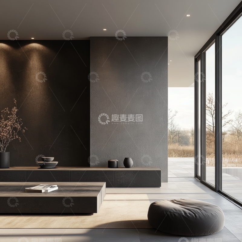 高清大图下载【趣麦麦图】现代简约客厅设计