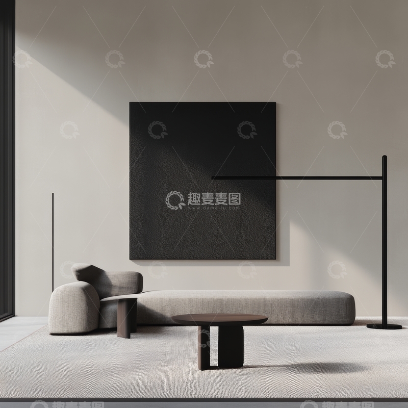 高清大图下载【趣麦麦图】现代简约客厅设计