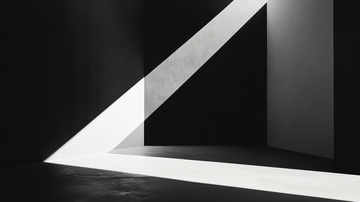 光影交错的几何空间