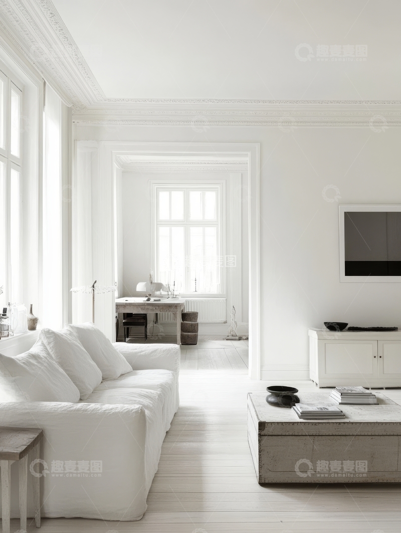 高清大图下载【趣麦麦图】简约现代客厅设计