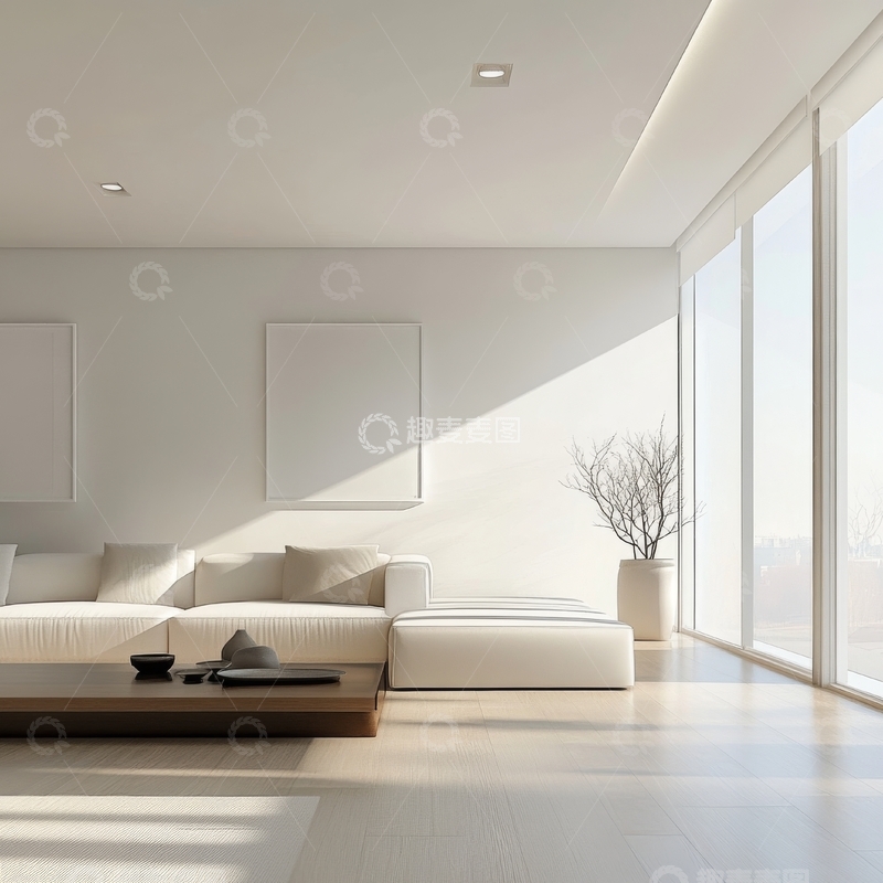 高清大图下载【趣麦麦图】现代简约客厅设计