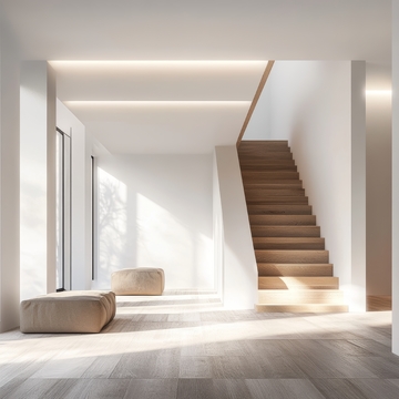 现代简约室内楼梯设计
