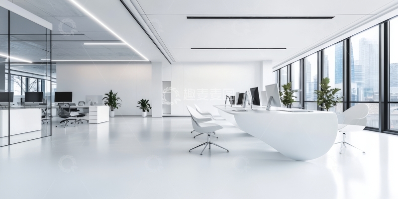 高清大图下载【趣麦麦图】现代简约办公室内部设计