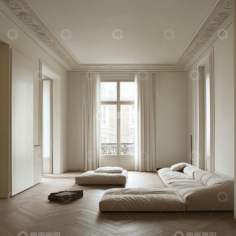 高清大图下载【趣麦麦图】简约风格的室内休息区