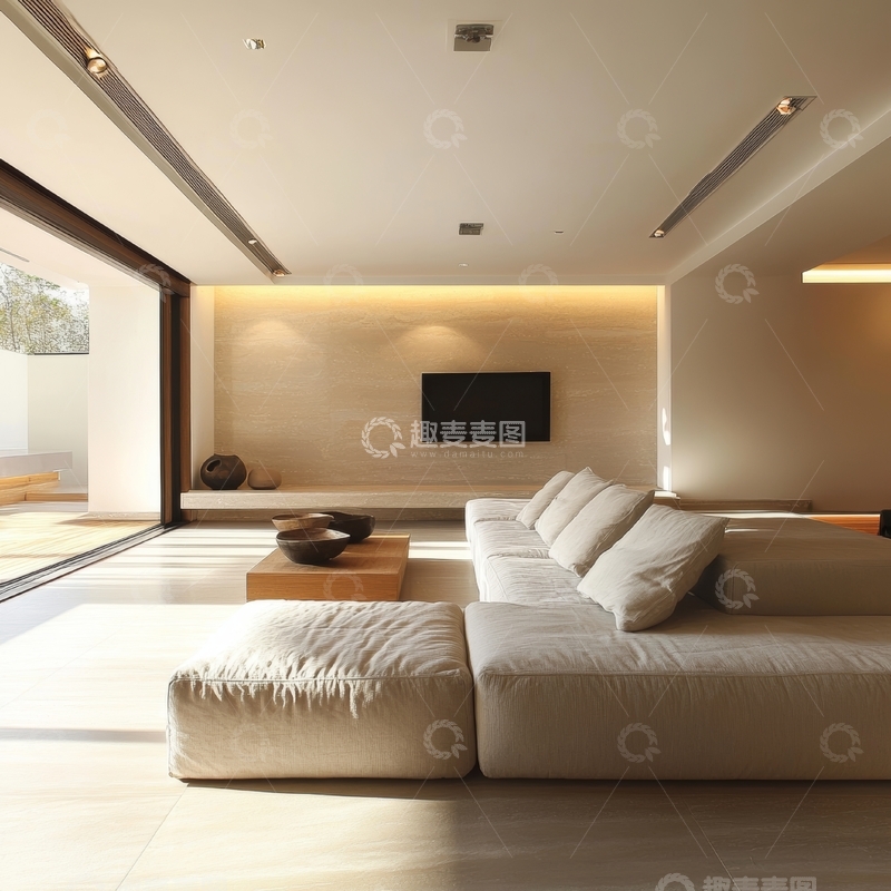 高清大图下载【趣麦麦图】现代简约客厅设计