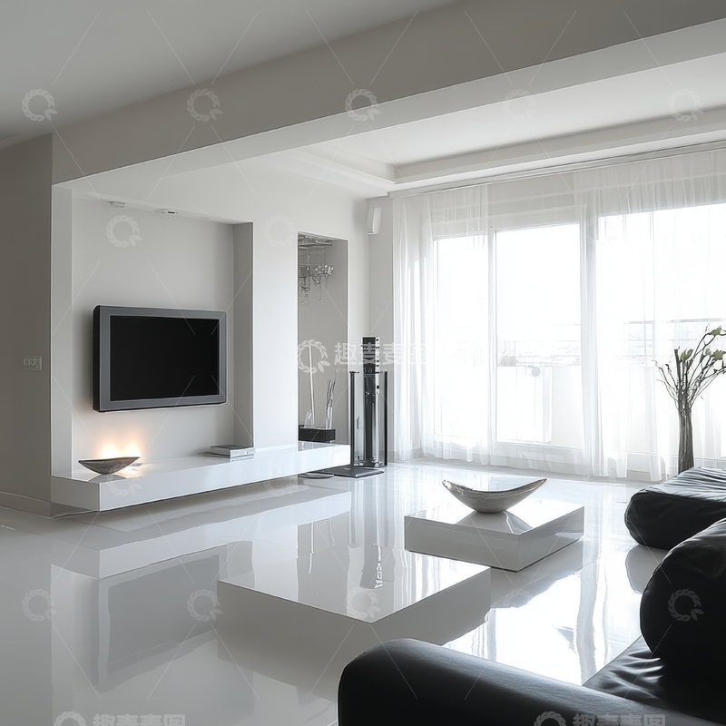 高清大图下载【趣麦麦图】现代简约客厅设计