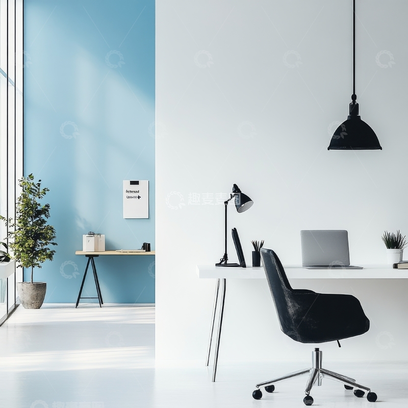 高清大图下载【趣麦麦图】现代简约办公室内部设计