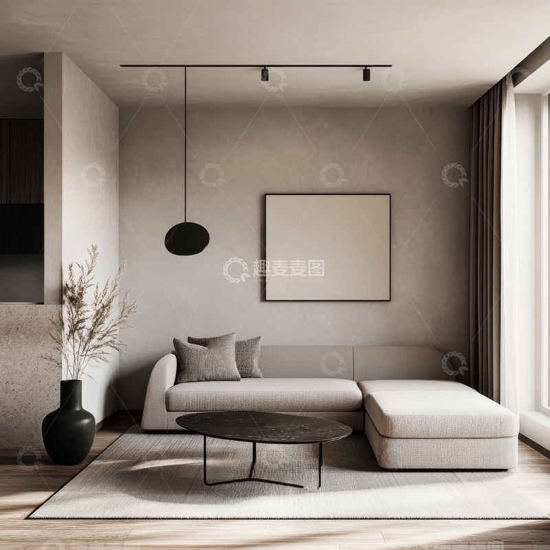 高清大图下载【趣麦麦图】现代简约客厅设计