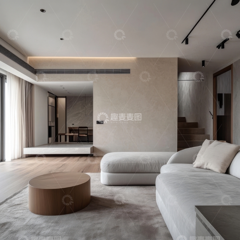 高清大图下载【趣麦麦图】现代简约客厅设计
