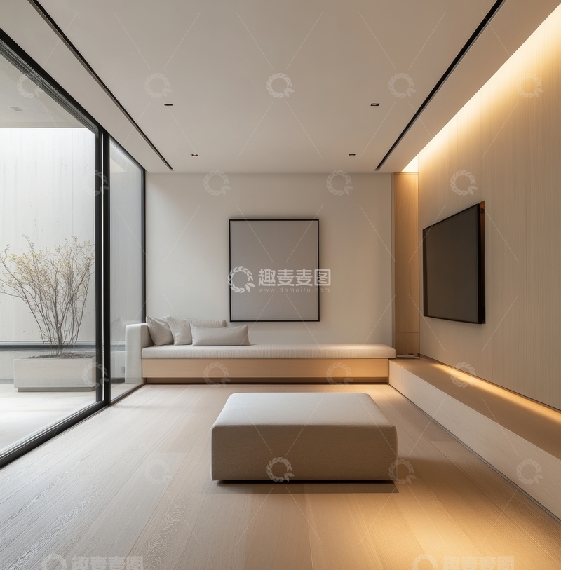 高清大图下载【趣麦麦图】现代简约客厅设计