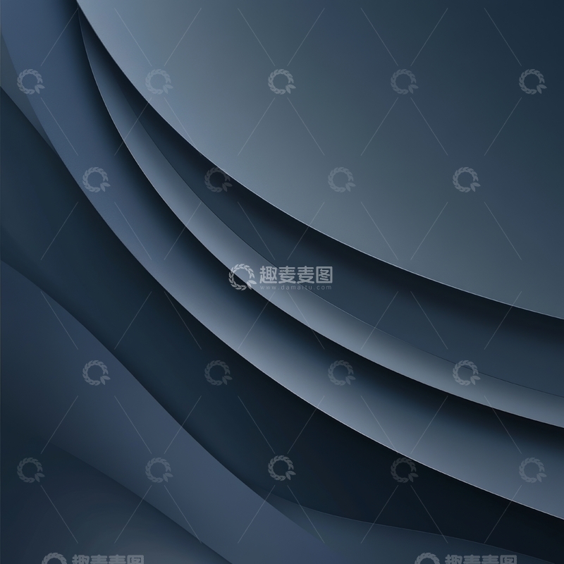 高清大图下载【趣麦麦图】深色渐变曲线背景