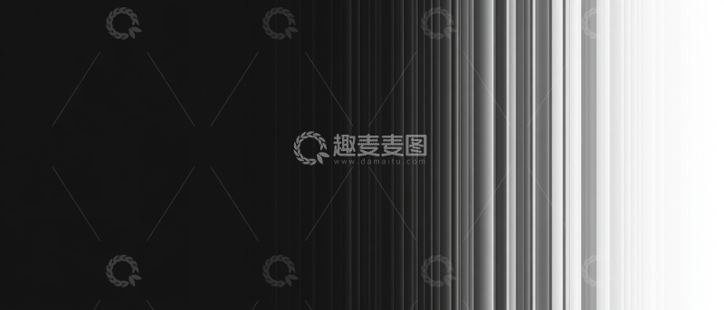 高清大图下载【趣麦麦图】黑白渐变条纹背景
